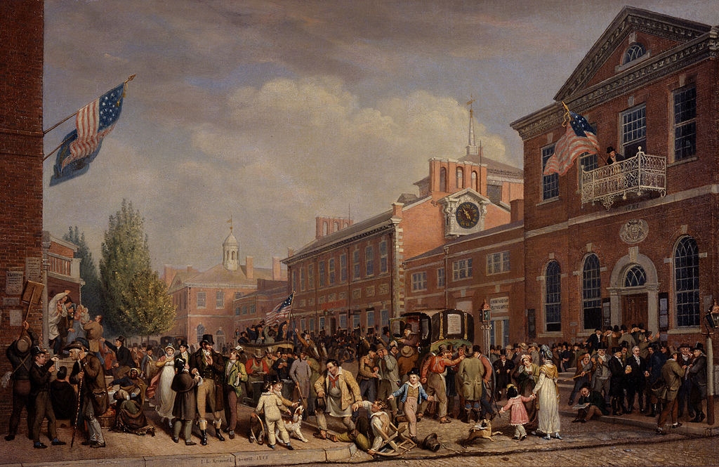 Election day in Philadelphia, 1815