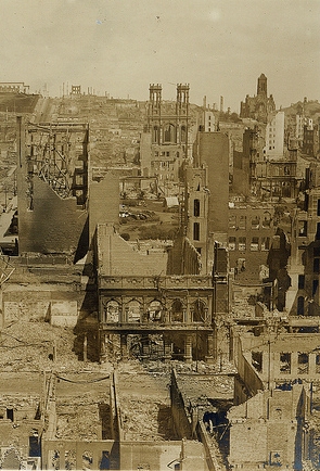 San Francisco following the 1906 earthquake