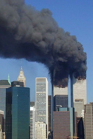 The World Trade Center after the September 11 attacks