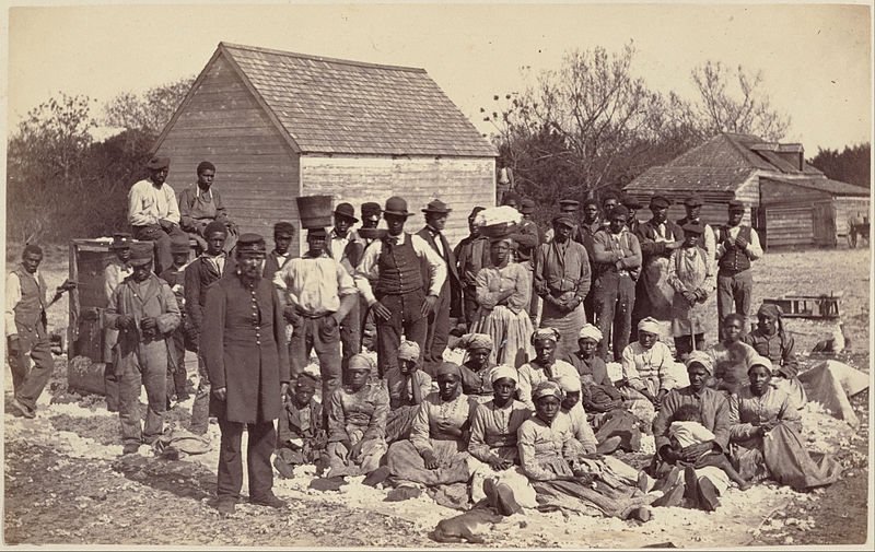 Plantation slaves, 1862