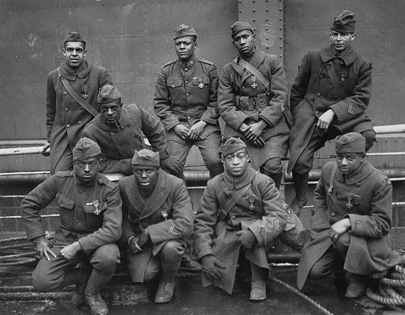 African American soldiers, World War I