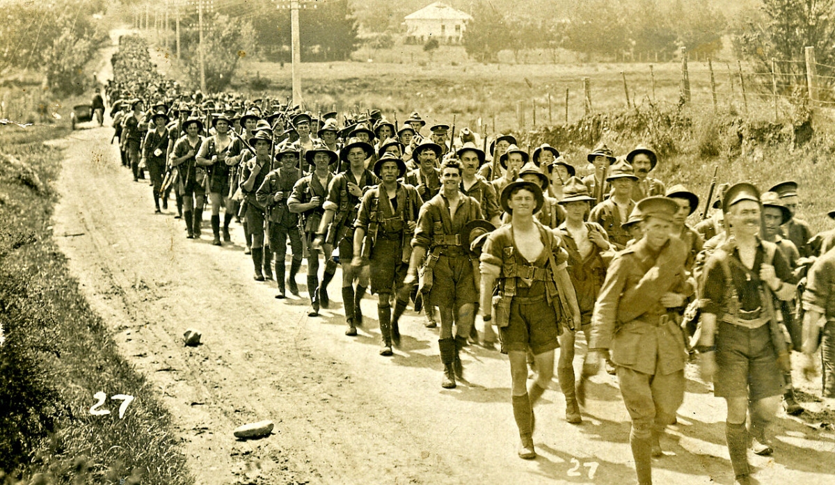 New Zealand troops sets off to fight in World War I