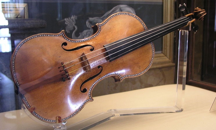 A Stradivarius violin, made in about 1687