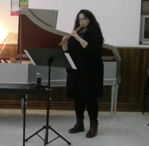 Playing the recorder