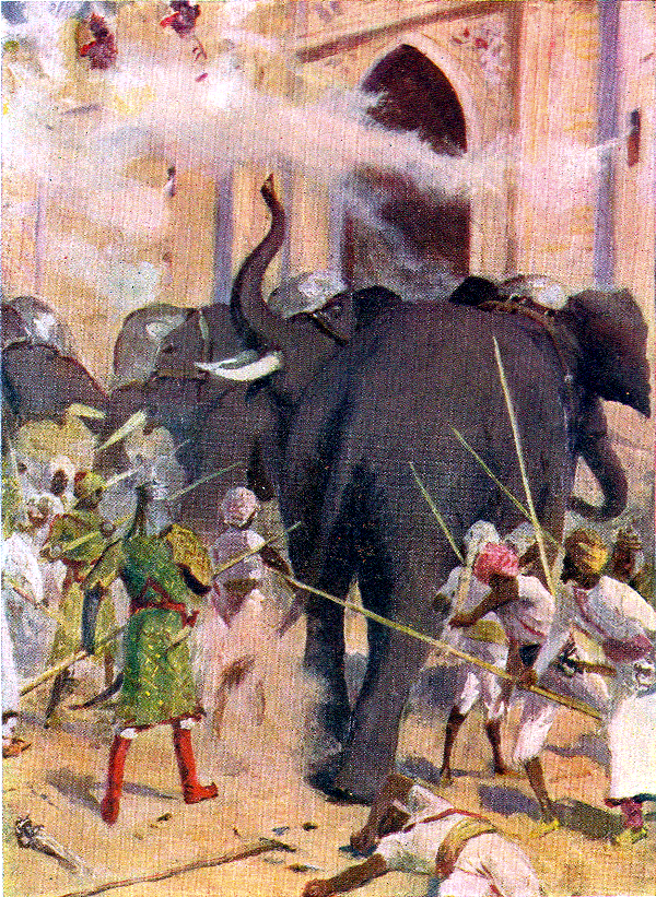 A battle during the Carnatic Wars