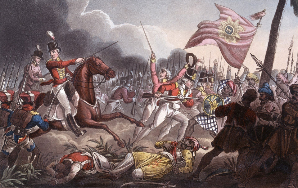 Battle of Assaye, during the Anglo-Maratha Wars