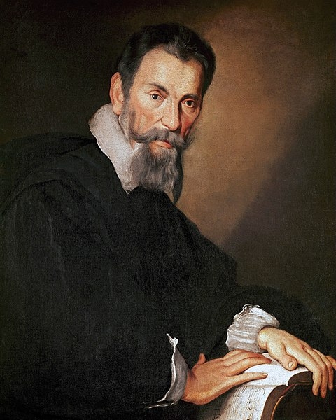 A portrait of Claudio Monteverdi