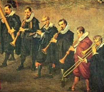 Wind and brass musicians of Gabrieli's time