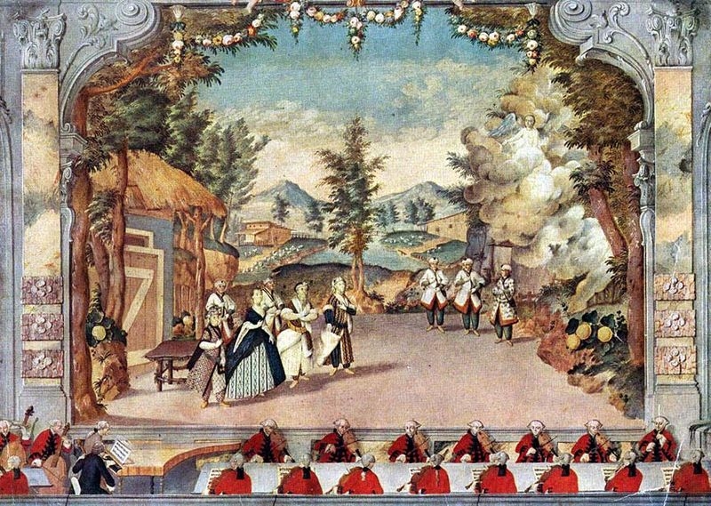Opera at the Esterházy Palace, directed by Haydn