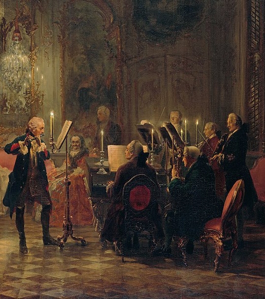 Frederick the Great with his orchestra