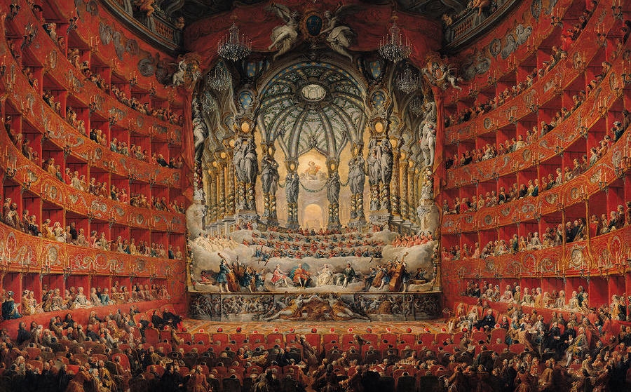 A concert in Rome in 1747
