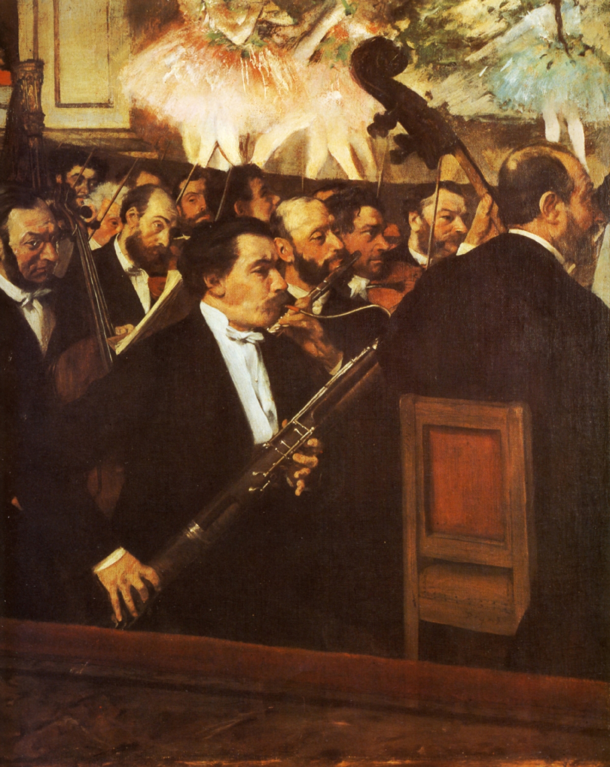 Orchestra of the Opera by Edgar Degas (1869)