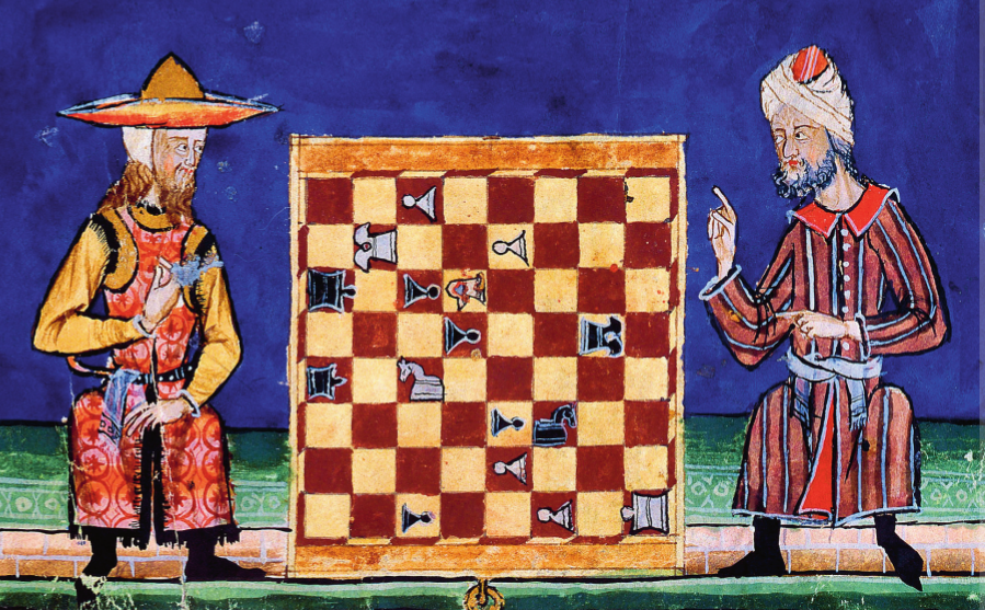 A Jew and a Muslim play chess in al-Andalus