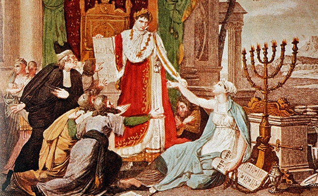 Napoleon Bonaparte emancipates the Jews