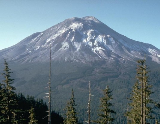 Mount St Helens while it was dormant