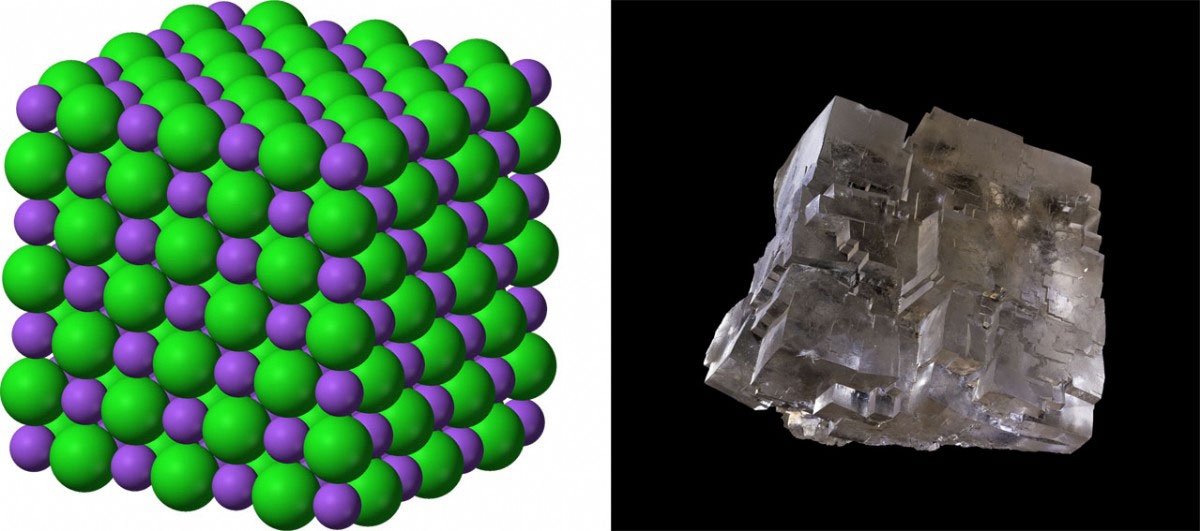 Salt crystals