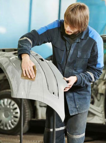 Fixing a plastic car bumper