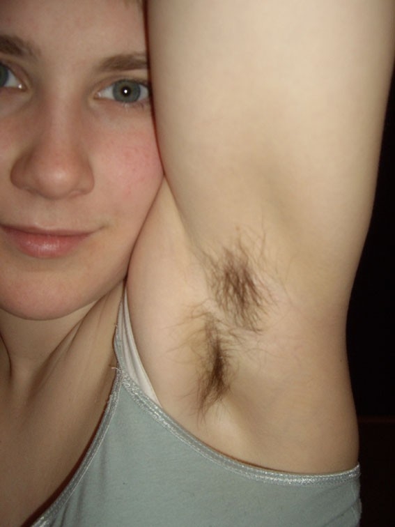 Underarm hair appears in puberty