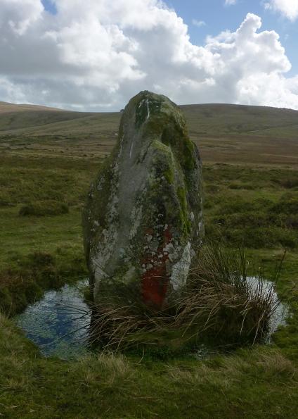 Standing stone at Waun Mawn