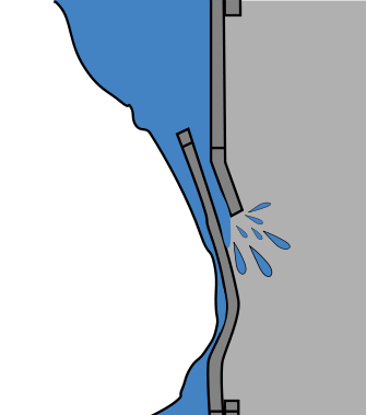 How the iceberg damaged Titanic's hull