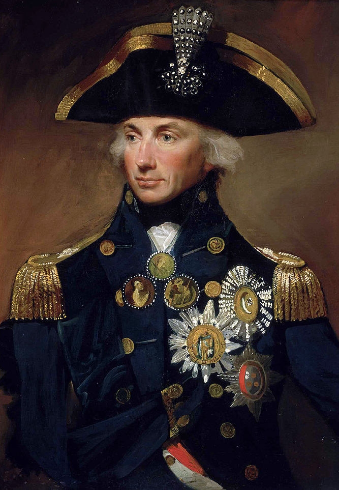 A portrait of Admiral Horatio Nelson