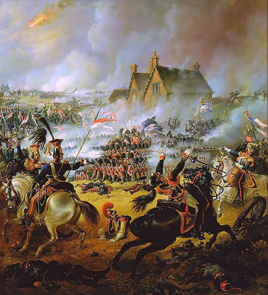 Action during the Battle of Waterloo