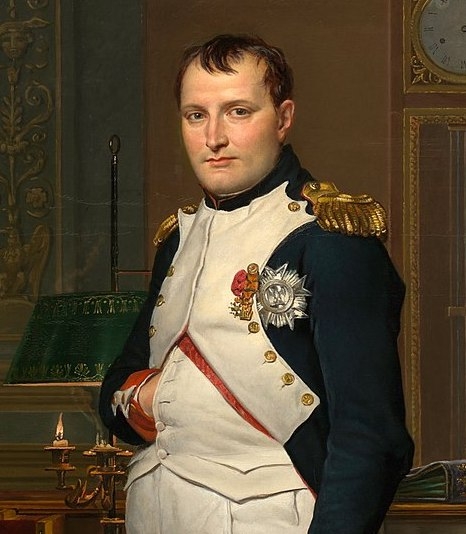 A portrait of Napoleon Bonaparte
