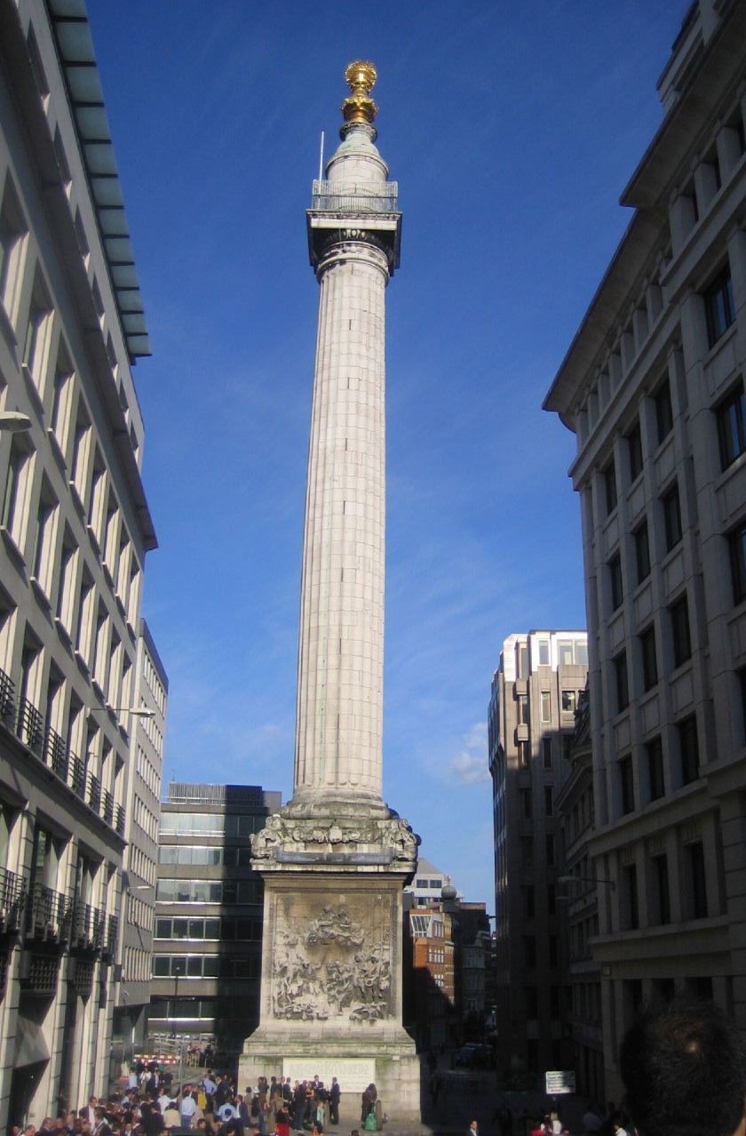 The Monument, commemorating the Great Fire