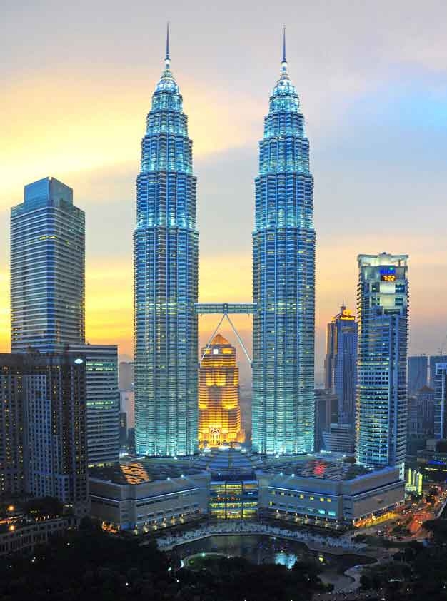 The Petronas Towers, Kuala Lumpur
