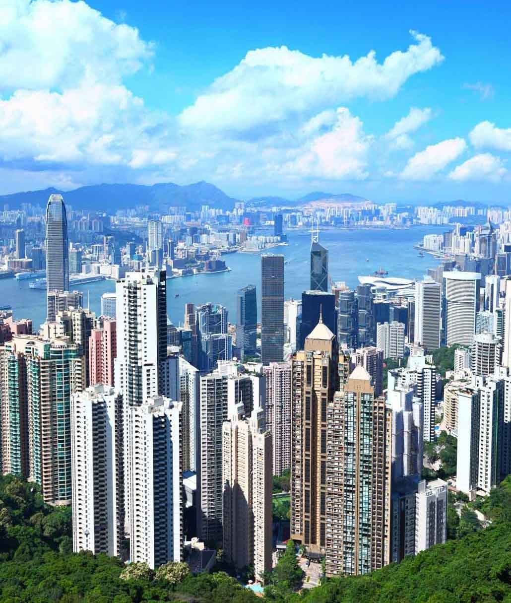 High-rise apartment blocks in Hong Kong