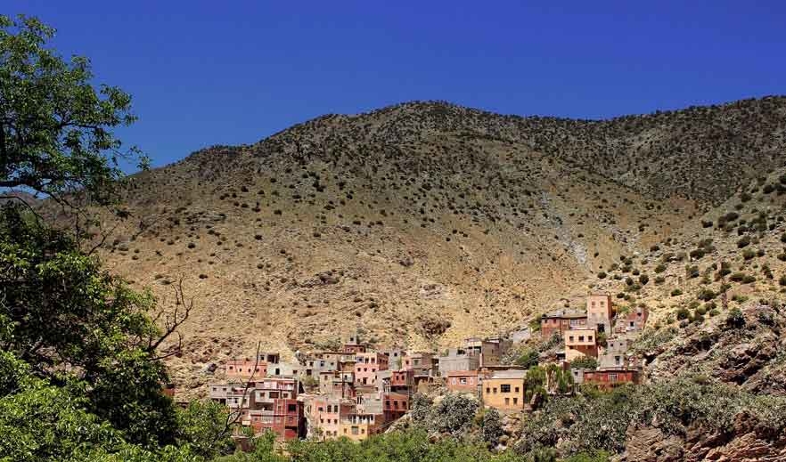 Village in the Atlas Mountains, Morocco