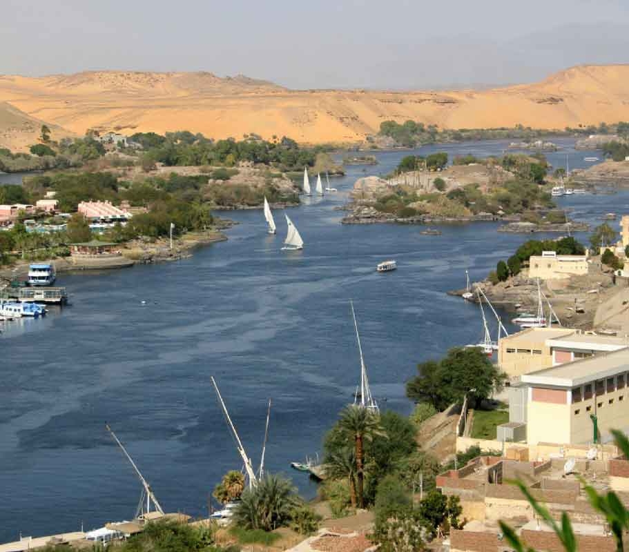 The River Nile in Egypt