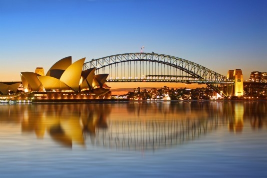 Sydney Harbour Bridge and Opera House