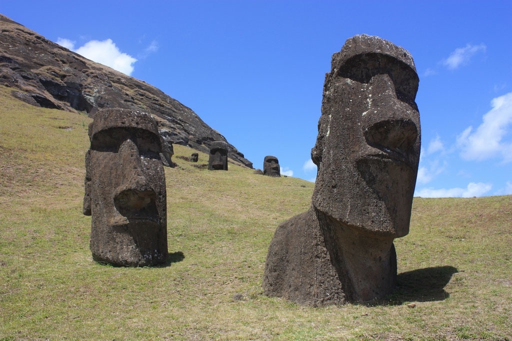 Moai on Easter Island