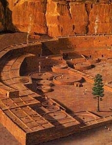 A Pueblo village