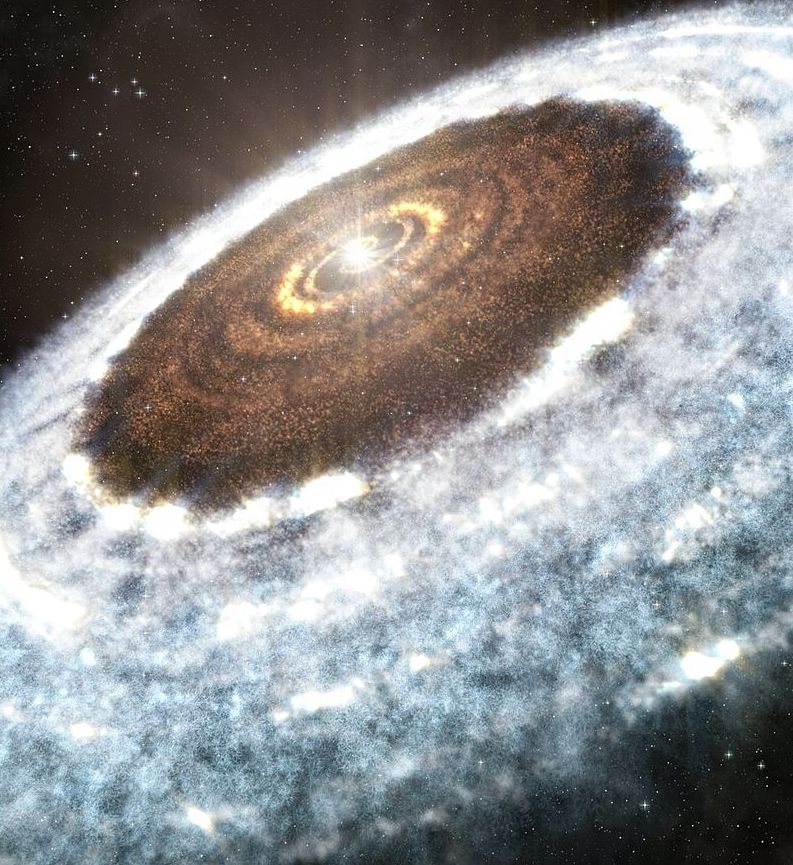 The frost line in an accretion disc