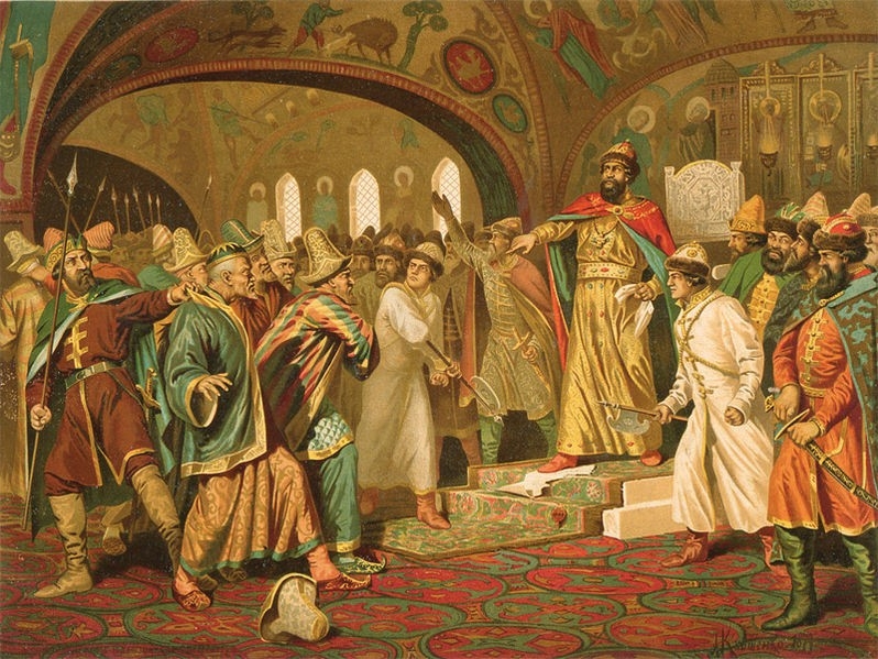 Ivan III shuns the Mongol Grand Khan