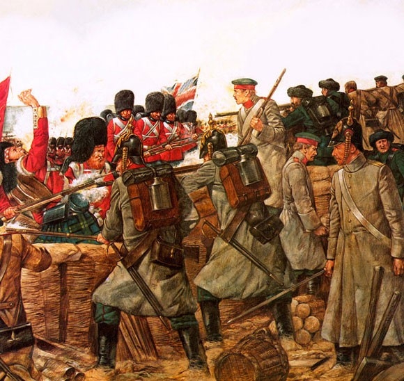 Battle during the Crimean War