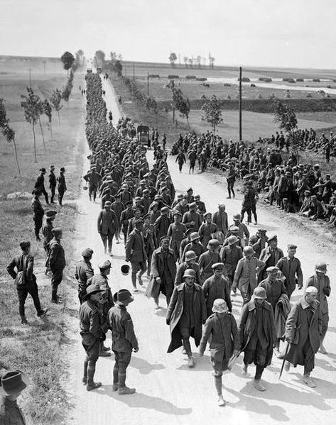 German prisoners of war, 9th August 1918