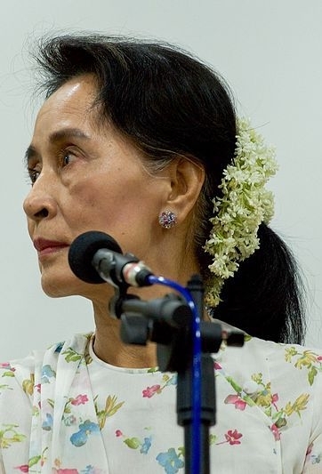 Aung San Suu Kyi in 2017