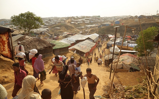Kutupalong refugee camp near Cox's Bazar
