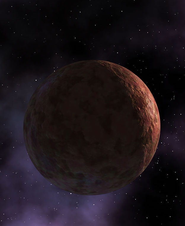 Artist's impression of dwarf planet Sedna