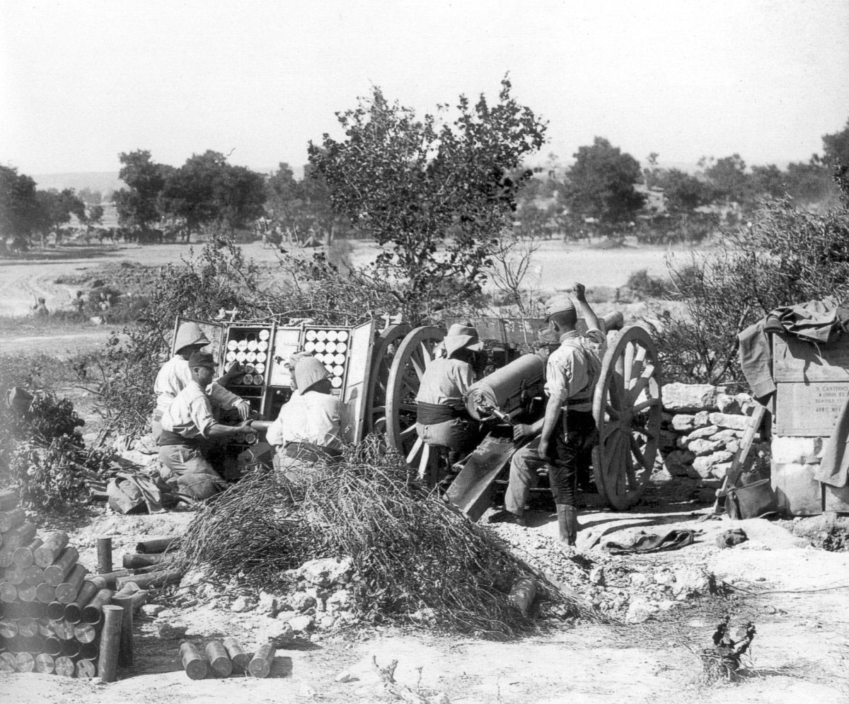 French guns at Cape Helles