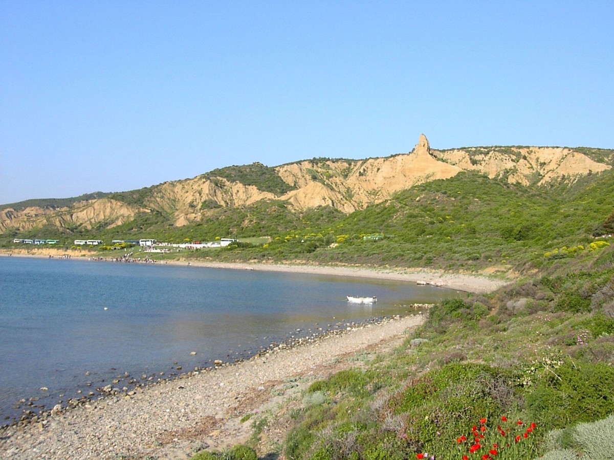 Anzac Cove, Gallipoli peninsula, today