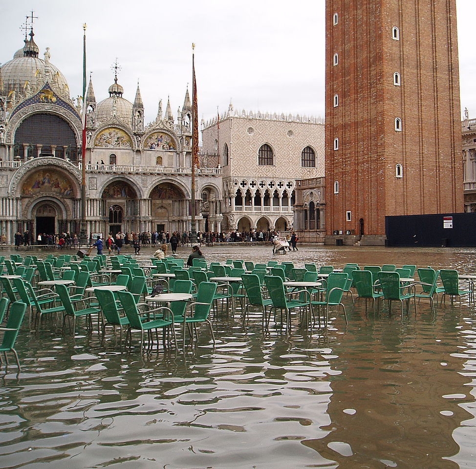 Flooding in the Piazza San Marco, Venice