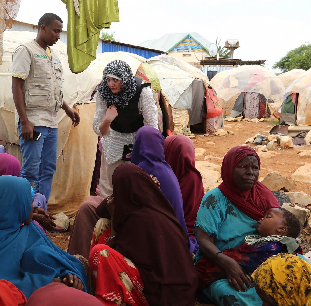 A camp for people fleeing drought in Somalia