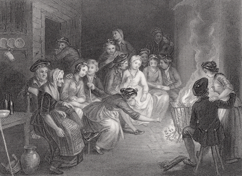 Illustration to Robert Burns' poem Halloween