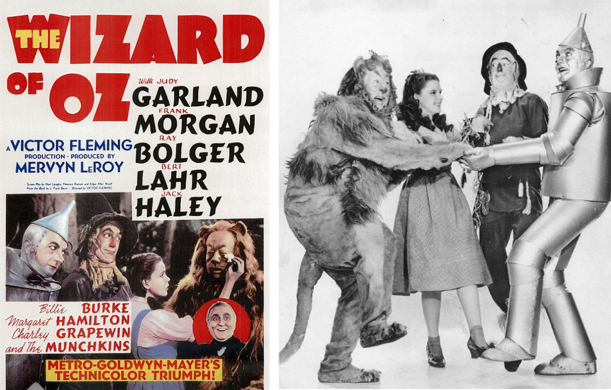 The Wizard of Oz film (1939) poster and photo