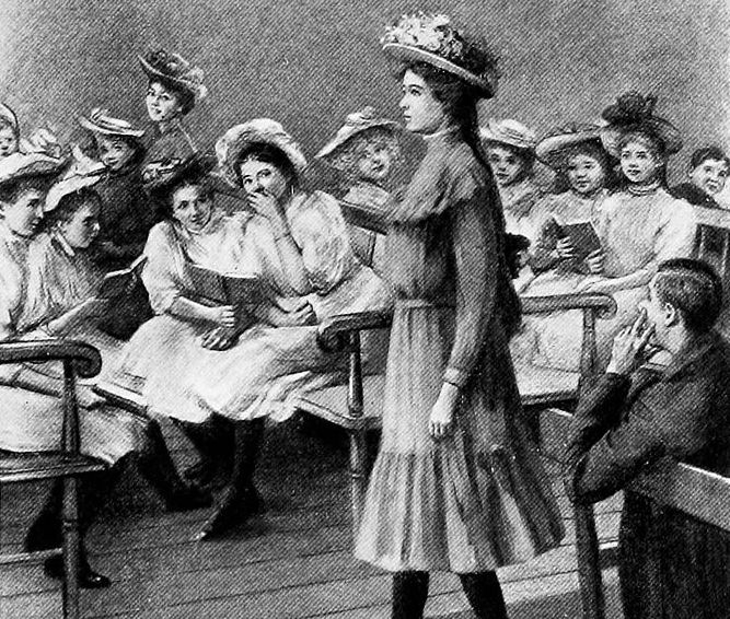 An illustration from Anne of Green Gables