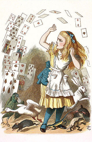Alice in Wonderland, a depiction of a dreamworld